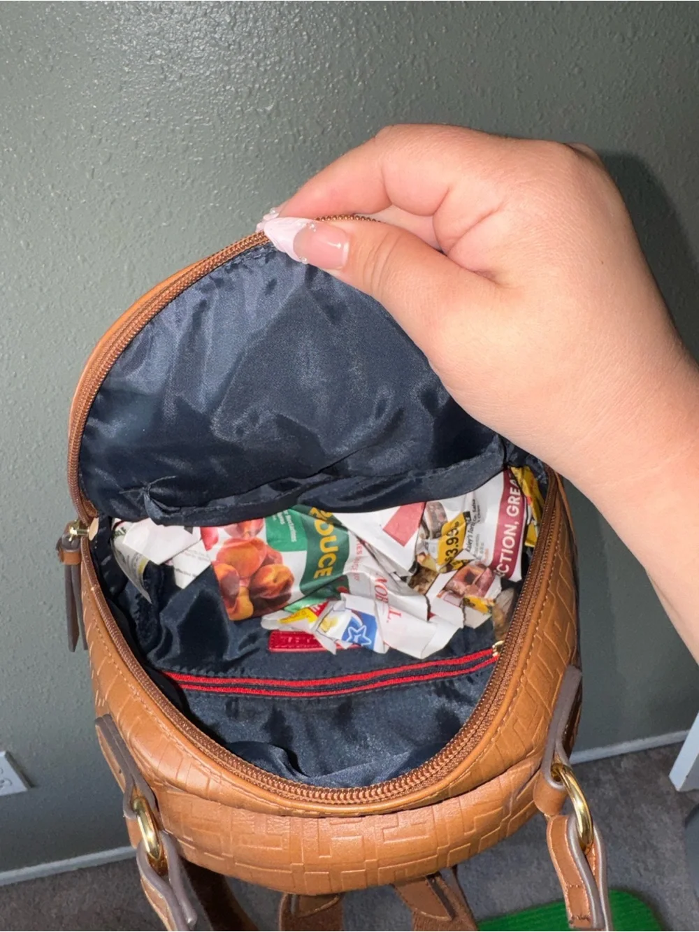 Tommy Hilfiger Embossed Logo Mini Backpack